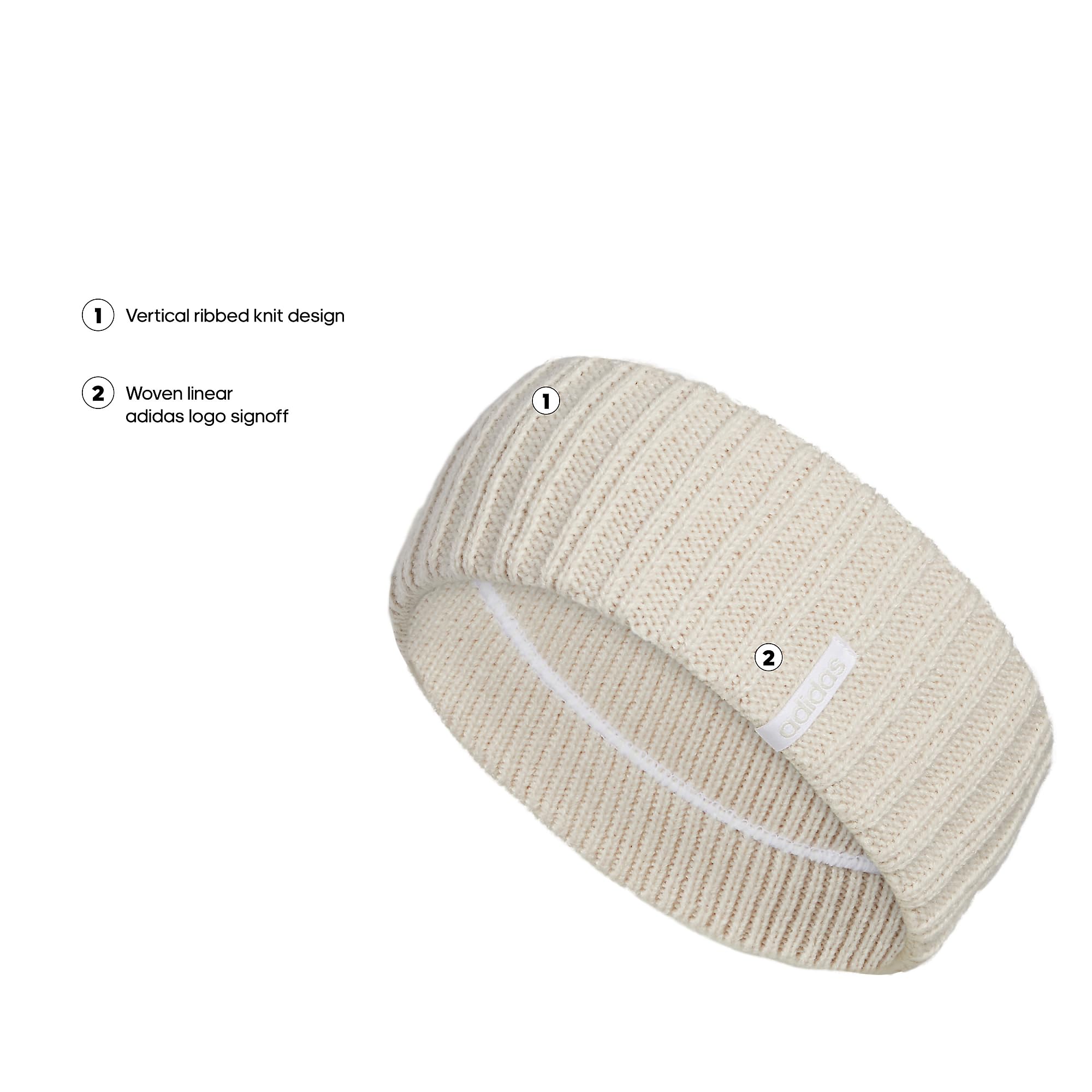 Foto 3 pulgar | Diadema Adidas de Punto - Venta Internacional