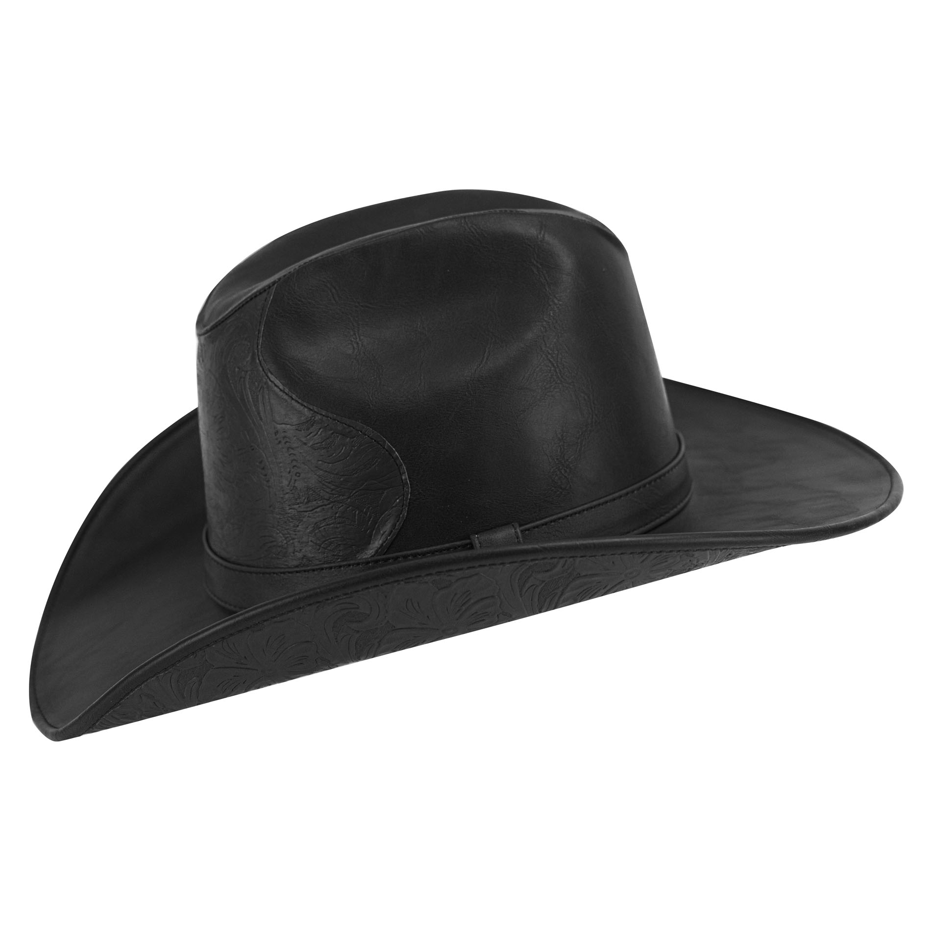 Foto 2 pulgar | Sombrero Unisex Negro Vinipiel Sublimado Sintetico Chihuahua ''m'' Nueva Imagen