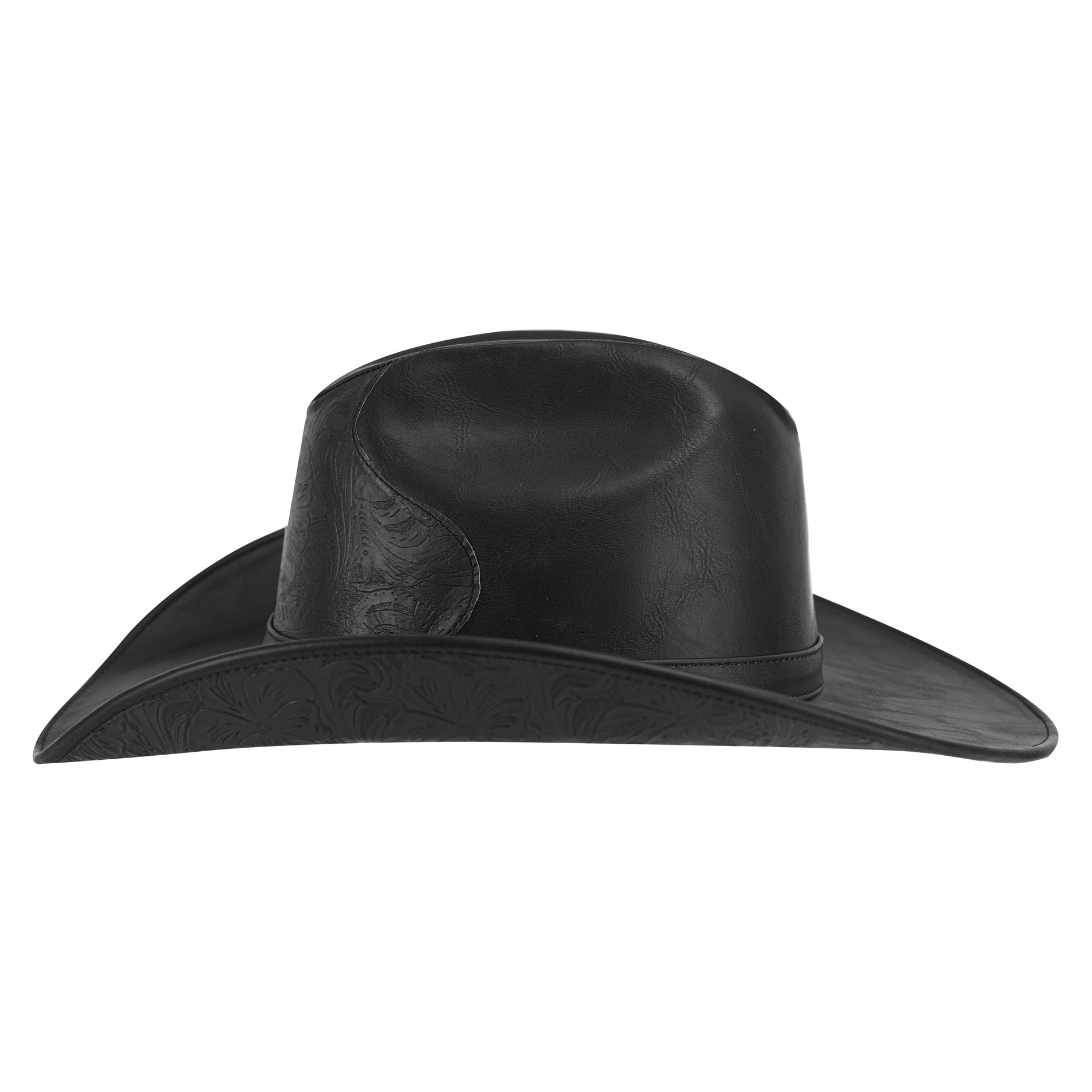 Foto 3 pulgar | Sombrero Unisex Negro Vinipiel Sublimado Sintetico Chihuahua ''m'' Nueva Imagen