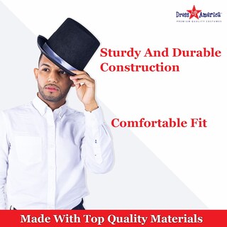 Foto 2 | Top Hat Dress Up America Black Magician Party Gorro Unisex - Venta Internacional.