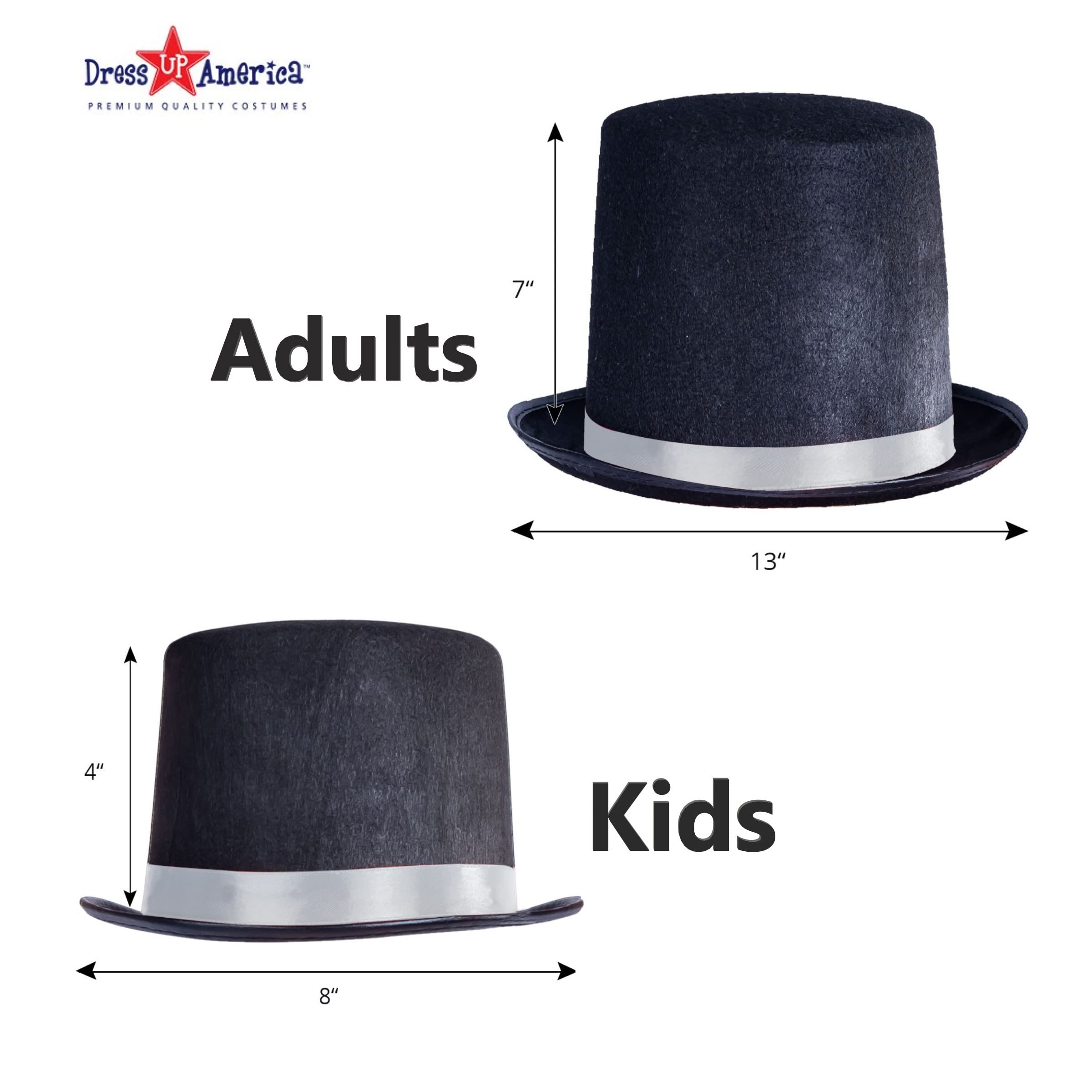 Foto 4 pulgar | Top Hat Dress Up America Black Magician Party Gorro Unisex - Venta Internacional.