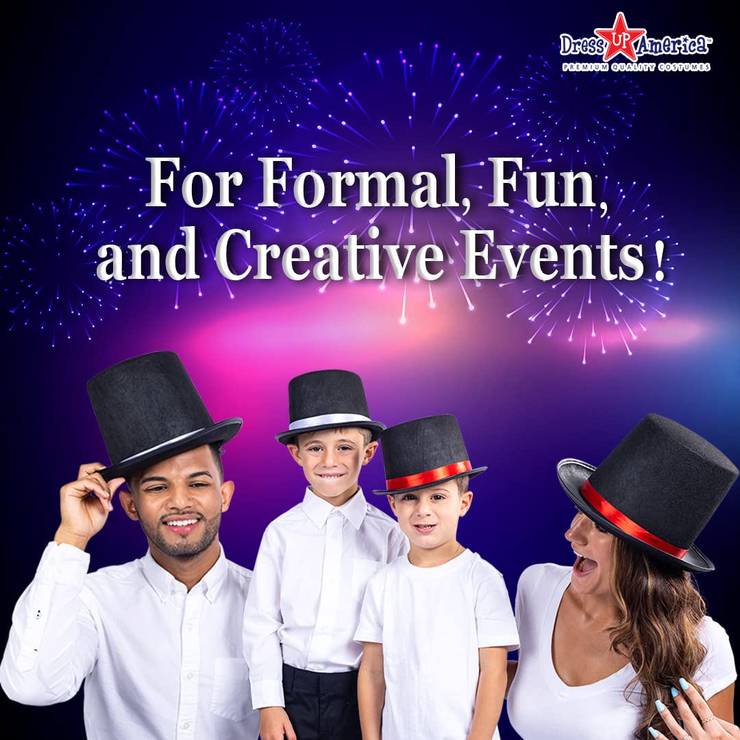 Foto 6 pulgar | Top Hat Dress Up America Black Magician Party Gorro Unisex - Venta Internacional.