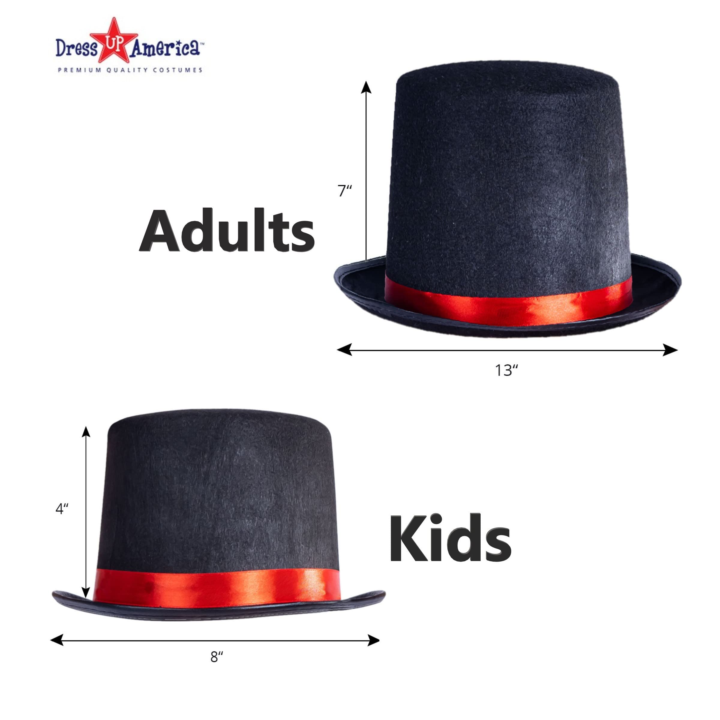 Foto 4 pulgar | Top Hat Dress Up America Black Magician Party Gorro Unisex - Venta Internacional.