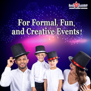 Foto 5 | Top Hat Dress Up America Black Magician Party Gorro Unisex - Venta Internacional.