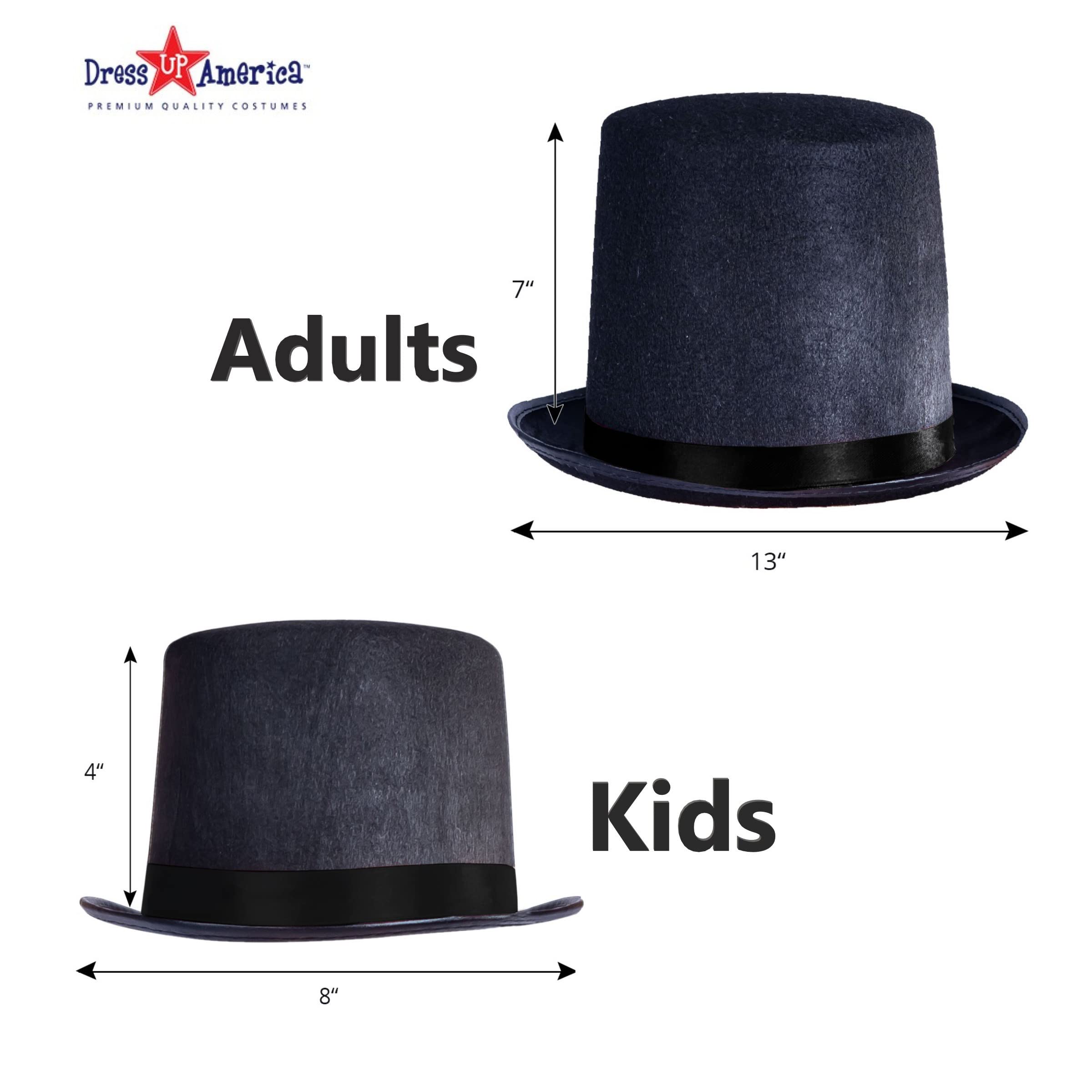 Foto 2 | Top Hat Dress Up America Black Magician Party Gorro Unisex - Venta Internacional.