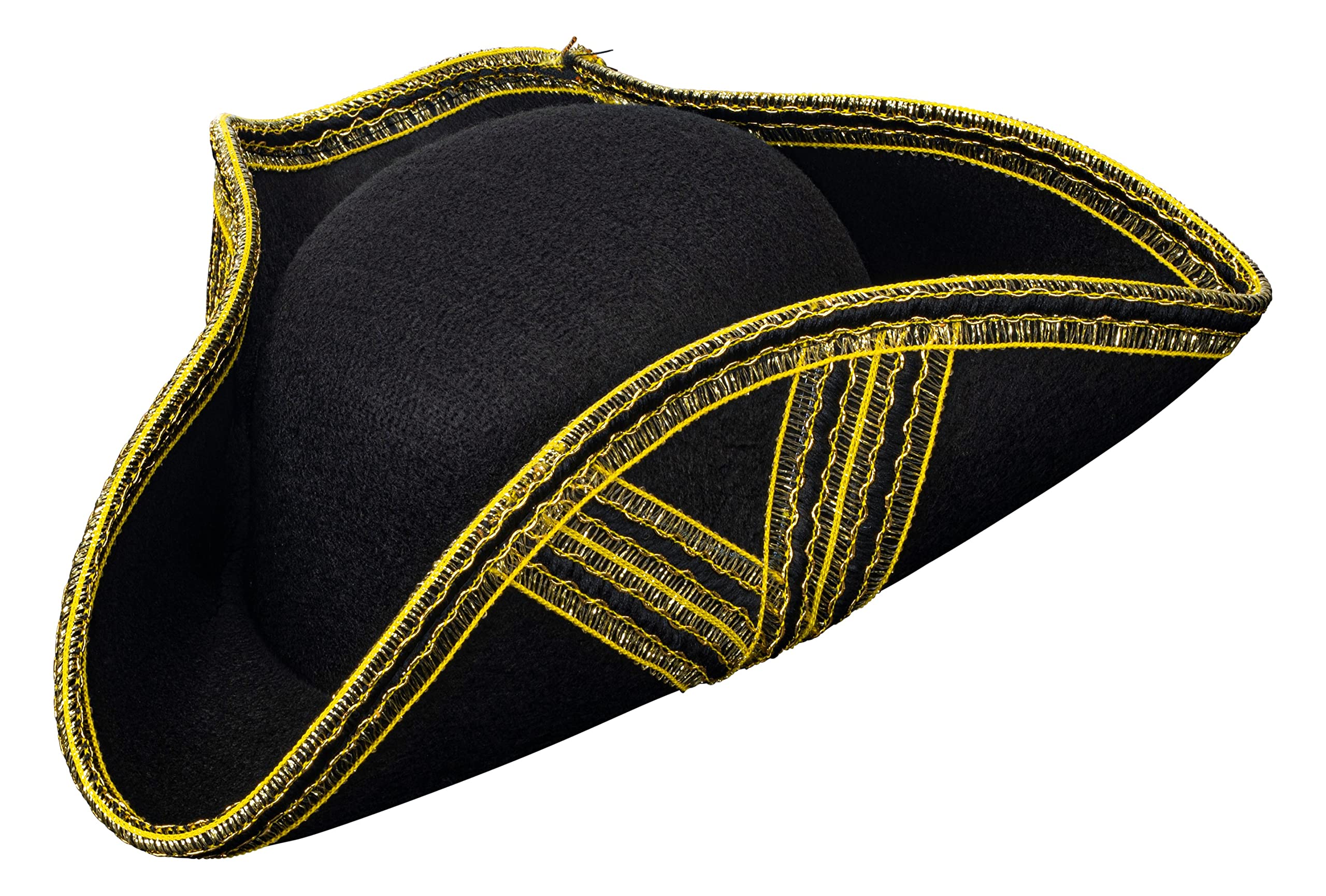 Foto 1 | Sombrero Con Forma De Tricornio Para Vestir A Estados Unidos, Histórico, Colonial, Negro - Venta Internacional.