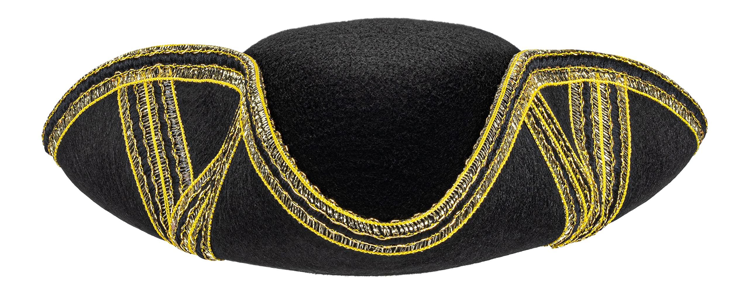 Foto 3 pulgar | Sombrero Con Forma De Tricornio Para Vestir A Estados Unidos, Histórico, Colonial, Negro - Venta Internacional.
