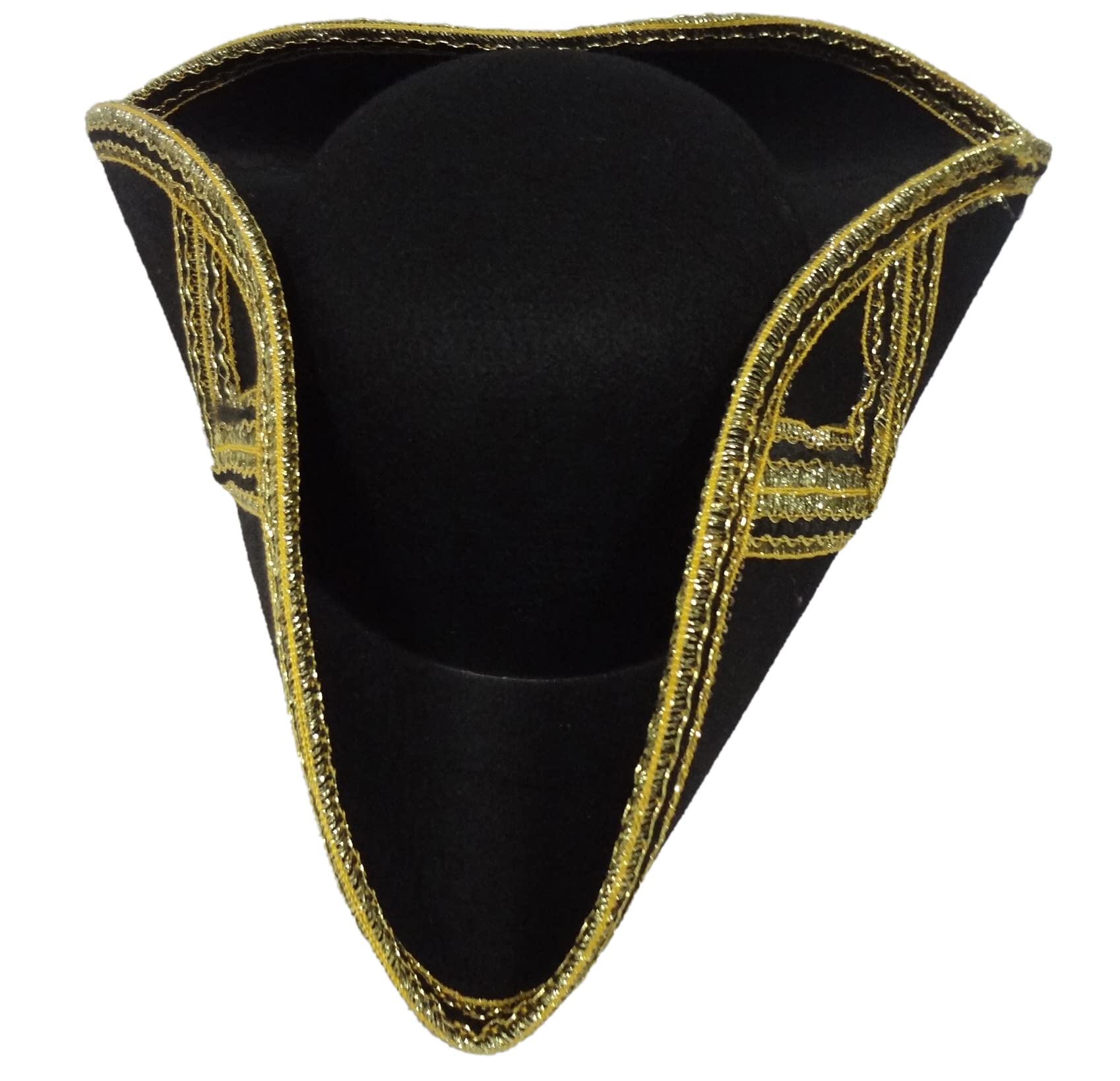 Foto 4 pulgar | Sombrero Con Forma De Tricornio Para Vestir A Estados Unidos, Histórico, Colonial, Negro - Venta Internacional.