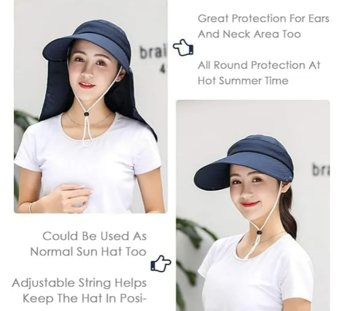 Foto 5 pulgar | Elegante Sombrero De Sol Xtellar Para Mujeres – Protección Upf 50+ Con Estilo