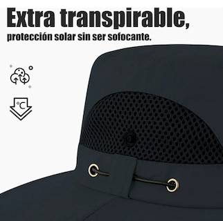 Foto 4 | Kit De Protección Solar Xtellar Para Exteriores Con Sombrero De Pescador Secado Rápido