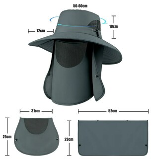 Foto 2 | Kit De Protección Solar Xtellar Para Exteriores Con Sombrero De Pescador Secado Rápido