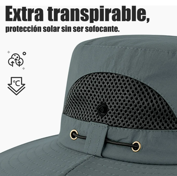 Foto 5 pulgar | Kit De Protección Solar Xtellar Para Exteriores Con Sombrero De Pescador Secado Rápido