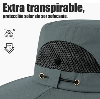 Foto 4 | Kit De Protección Solar Xtellar Para Exteriores Con Sombrero De Pescador Secado Rápido