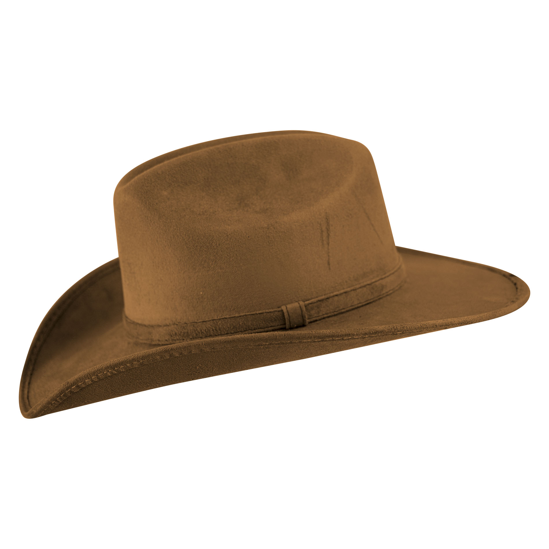 Foto 1 | Sombrero Unisex Tabaco Gamuzina Gamuza Americana ''s'' Nueva Imagen