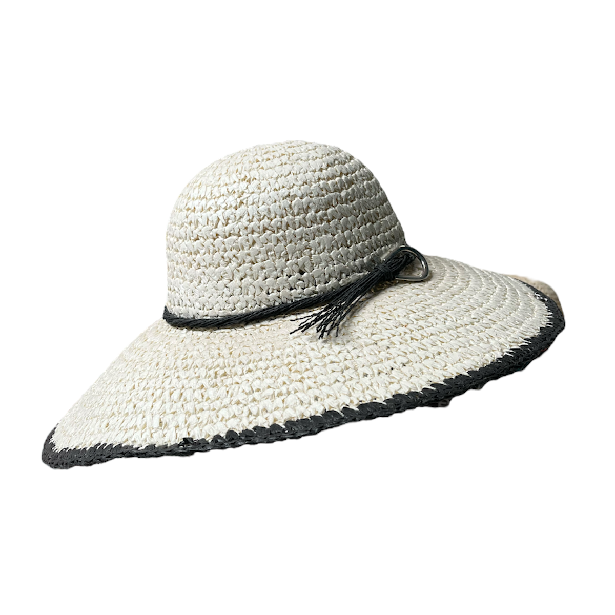 Foto 3 | Sombrero Playero Paja Negro Premier