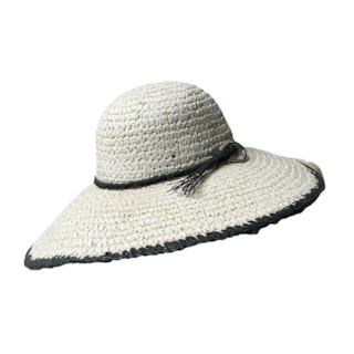 Foto 3 | Sombrero Playero Paja Negro Premier