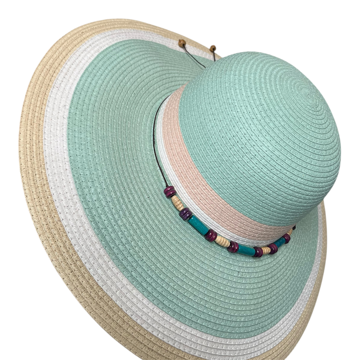 Foto 4 pulgar | Sombrero Playero Turquesa Devotion Hats