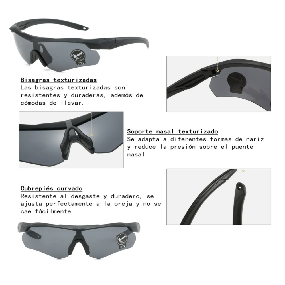 Foto 5 pulgar | Sombrero De Sol Con Protección Para Casco Visera Táctica Belug  Gris Oscuro