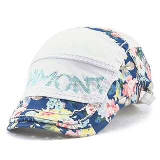 Foto 1 | Gorra Con Protección Solar Bordada Para Mujer Algodón Blanco - Venta Internacional.