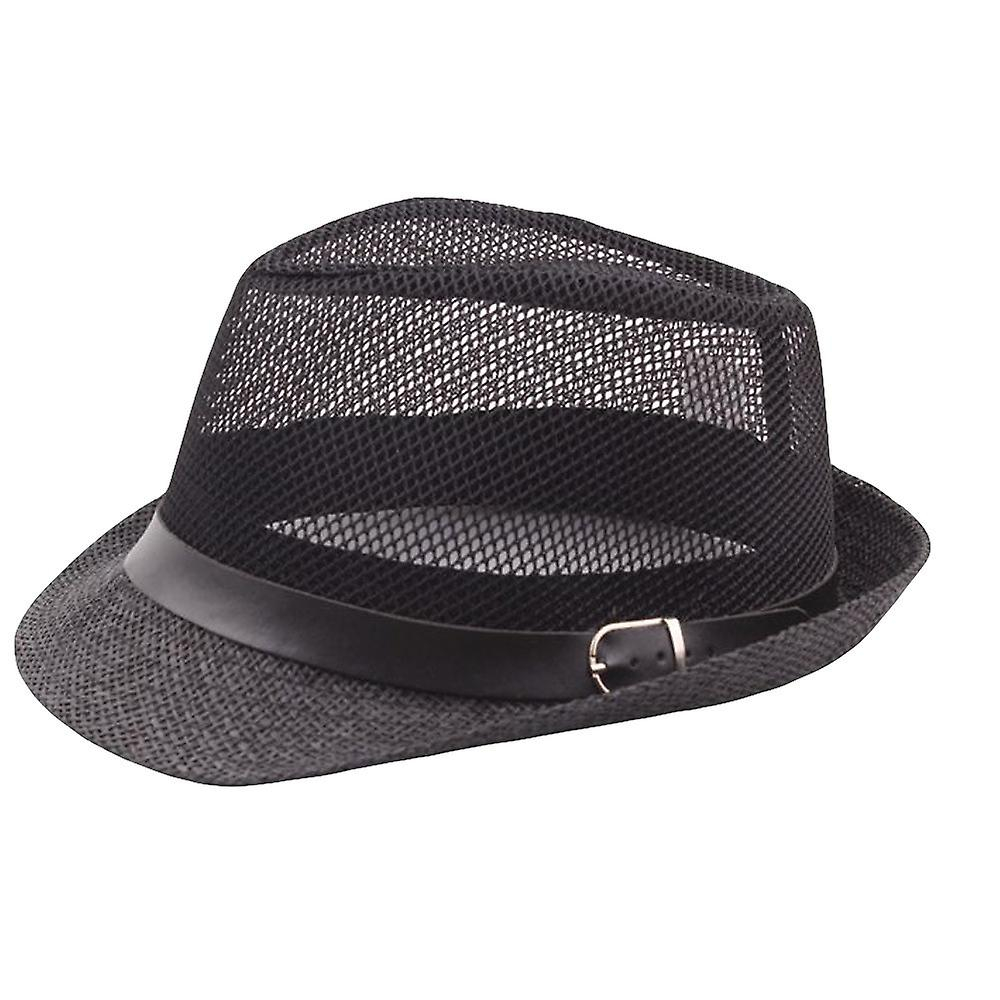 Foto 2 pulgar | Sombrero Huoguo Trilby Gangster Beach Sun Straw Para Mujer/hombre - Venta Internacional.