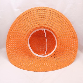 Foto 3 | Sombrero De Paja Huoguo Para Mujer Estampado De Leopardo Ala Ancha - Venta Internacional.