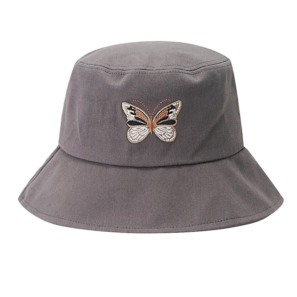 Foto 1 | Sombrero De Pescador Huoguo Con Bordado De Mariposas  Antiquemaduras - Venta Internacional.