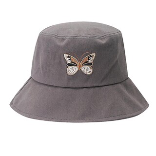 Foto 1 | Sombrero De Pescador Huoguo Con Bordado De Mariposas Antiquemaduras - Venta Internacional.
