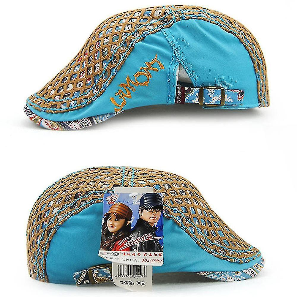 Foto 3 pulgar | Gorro Huoguo Bordado Con Visera  Gorro Para El Sol De Verano  Marrón - Venta Internacional.