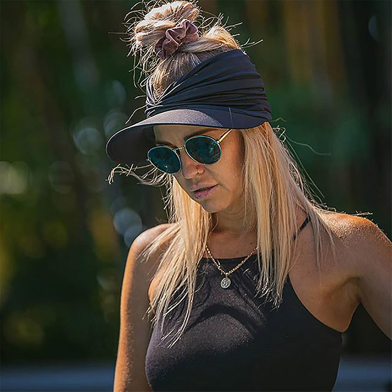 Foto 3 pulgar | Sombrero Con Visera Solar Huoguo Summer Anti-uv Elastic Para Mujer - Venta Internacional.