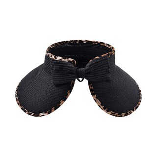 Foto 1 | Sombrero Huoguo Moderno Para Mujer Con Estampado De Leopardo Playa - Venta Internacional.