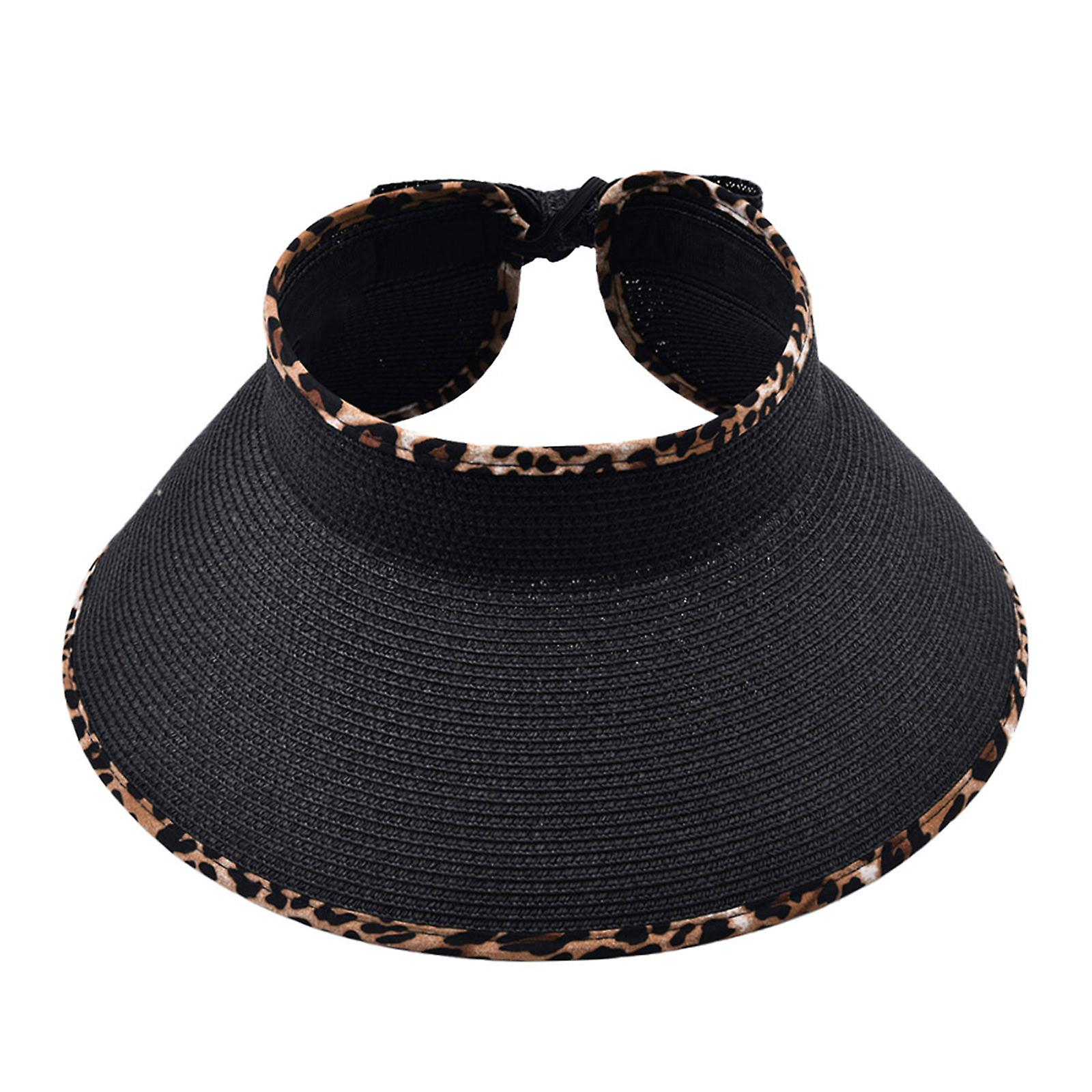 Foto 4 pulgar | Sombrero Huoguo  Moderno Para Mujer  Con Estampado De Leopardo  Playa - Venta Internacional.