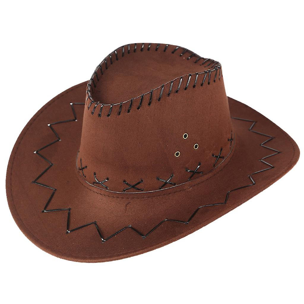 Foto 2 pulgar | Sombrero De Vaquero Huoguo  Unisex  De Piel Sintética Para Adultos  Pastizales Mongoles - Venta Internacional.
