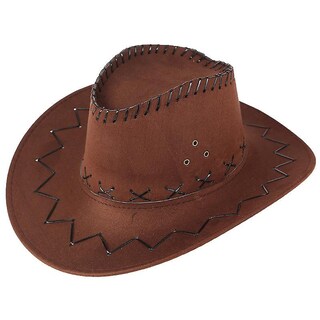 Foto 2 | Sombrero De Vaquero Huoguo Unisex De Piel Sintética Para Adultos Pastizales Mongoles - Venta Internacional.