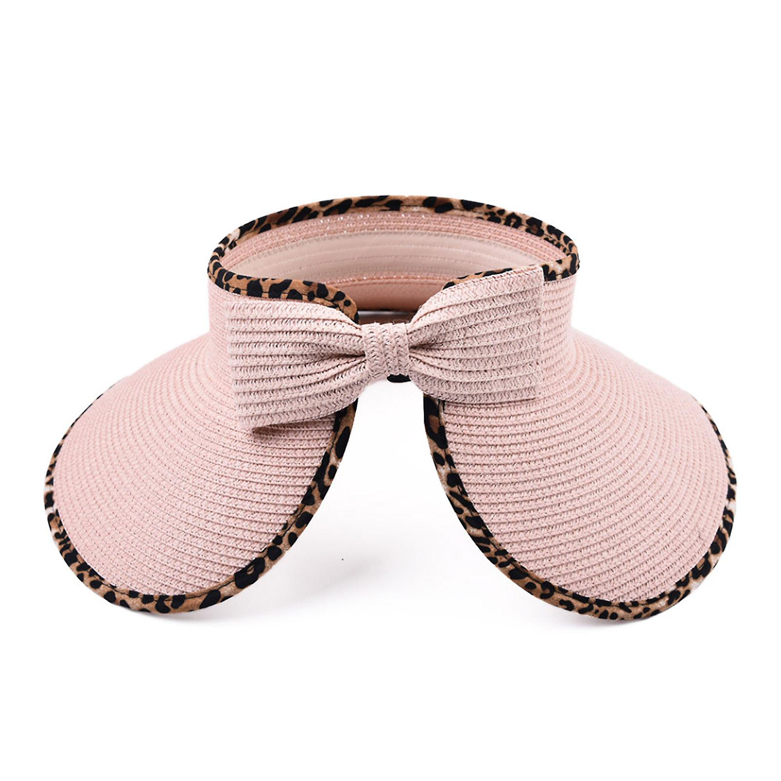 Foto 3 pulgar | Sombrero Huoguo  Moderno Para Mujer  Con Estampado De Leopardo  Playa - Venta Internacional.