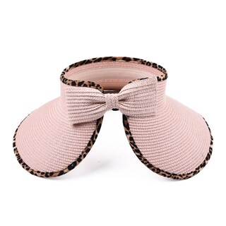 Foto 2 | Sombrero Huoguo Moderno Para Mujer Con Estampado De Leopardo Playa - Venta Internacional.