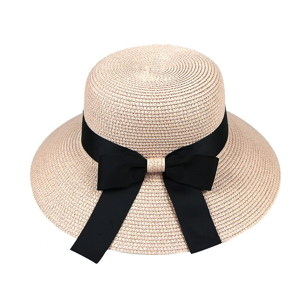 Foto 2 pulgar | Sombrero De Paja Con Visera Para Pescador Huoguo  Primavera/verano  Rosa - Venta Internacional.