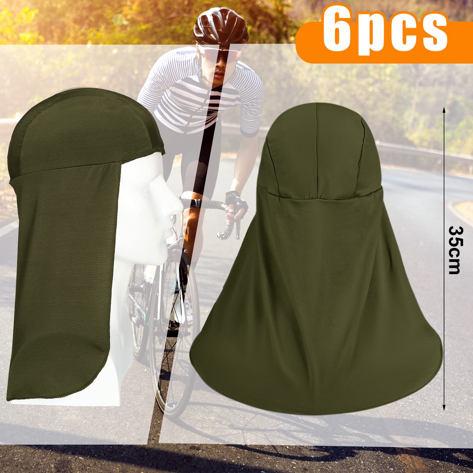 Foto 3 | Protector Solar Y Cuello Sun Shade Cooling Skull Cap  6 Unidades  Sintético - Venta Internacional.
