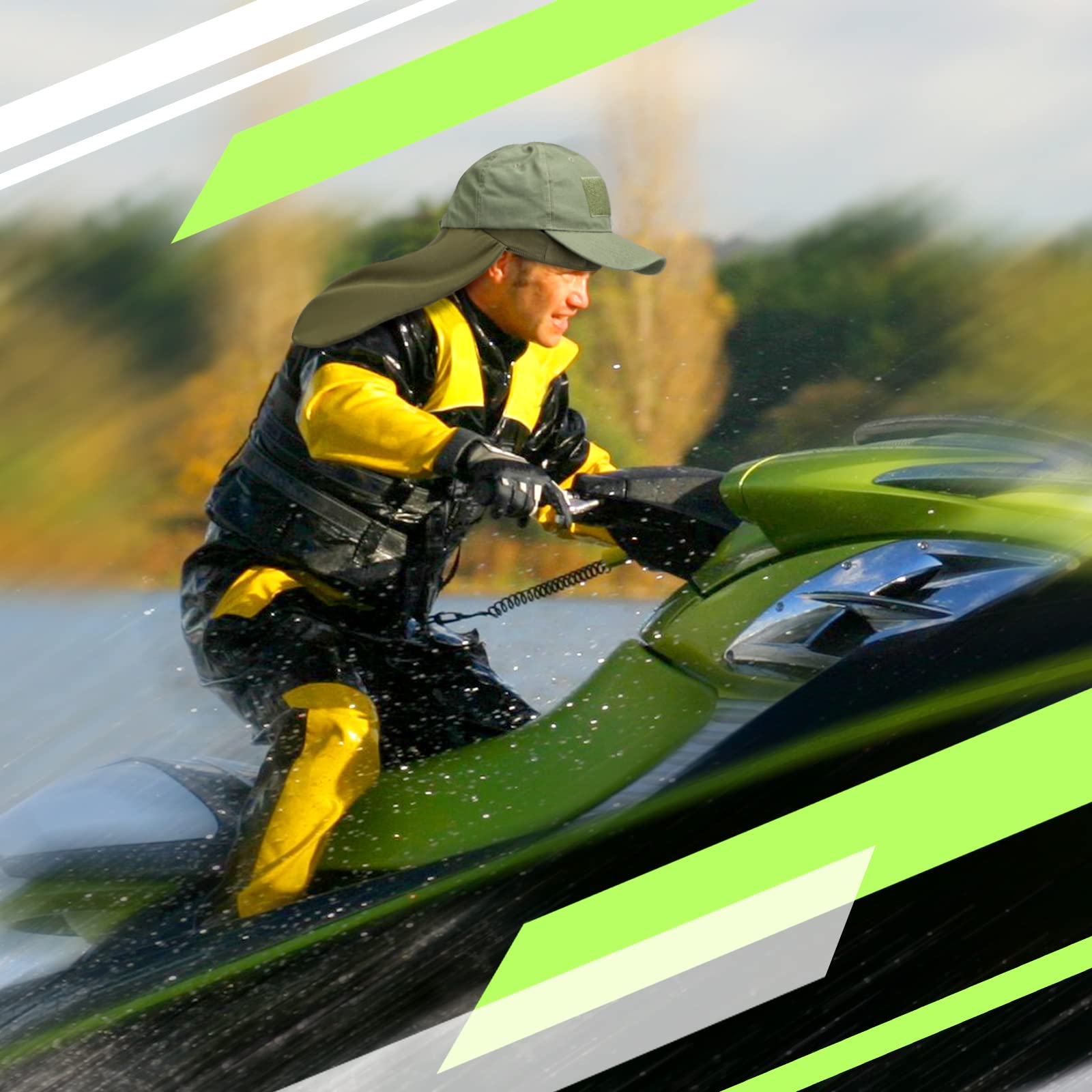 Foto 6 | Protector Solar Y Cuello Sun Shade Cooling Skull Cap  6 Unidades  Sintético - Venta Internacional.
