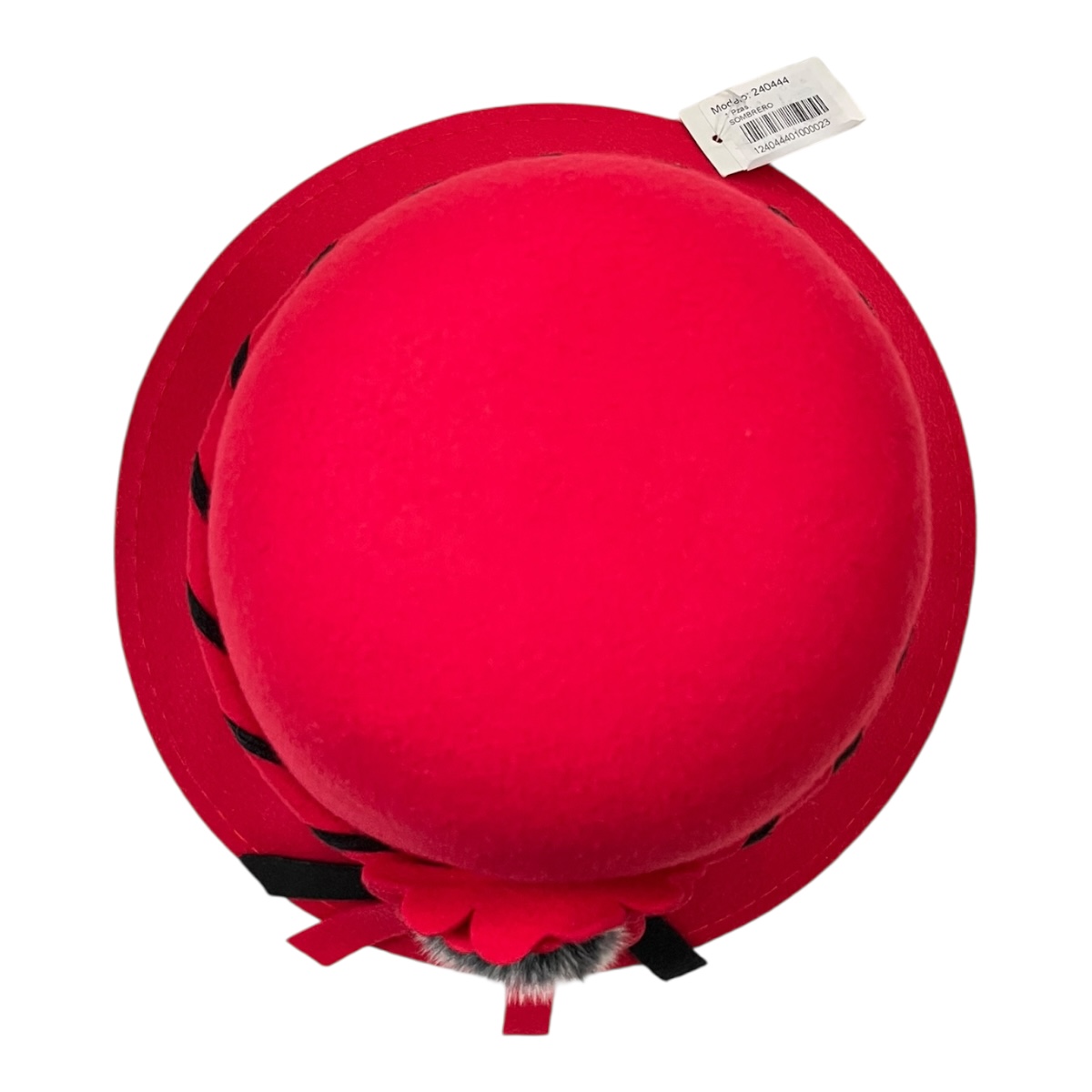Foto 3 pulgar | Sombrero Cloche Color Rojo Para Dama Mussi