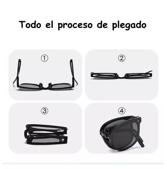 Foto 5 pulgar | Lentes De Sol Polarizadas Para Gafas De Sol Plegablesunisexo