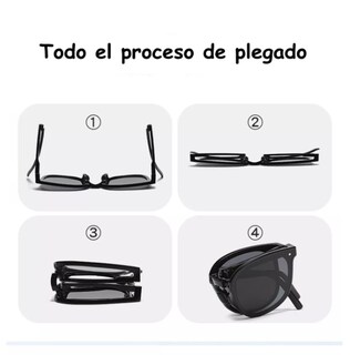 Foto 4 | Lentes De Sol Polarizadas Para Gafas De Sol Plegablesunisexo