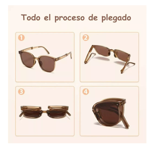 Foto 5 pulgar | Lentes De Sol Polarizadas Para Gafas De Sol Plegablesunisexo