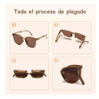 Foto 4 | Lentes De Sol Polarizadas Para Gafas De Sol Plegablesunisexo
