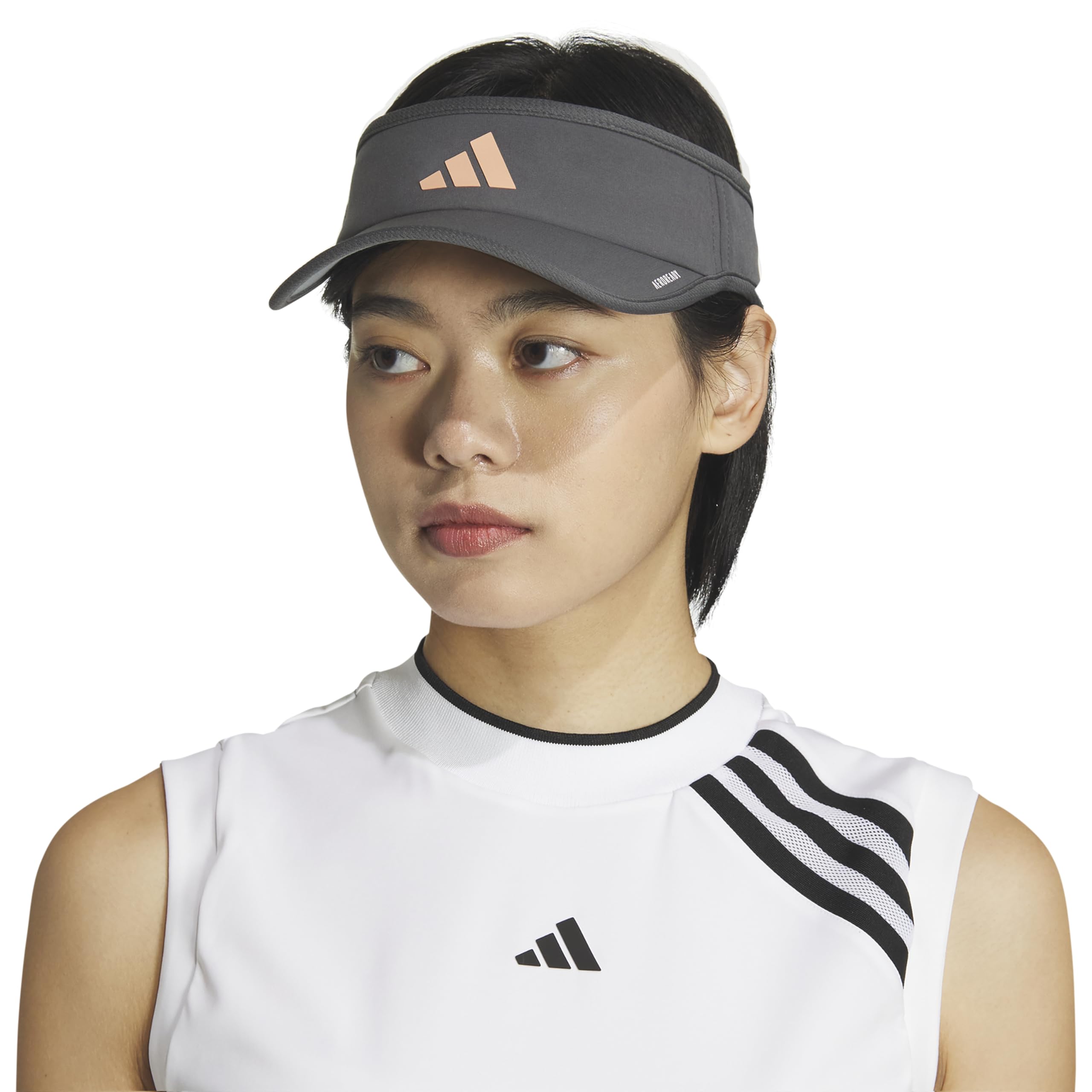 Foto 6 pulgar | Visor Adidas Superlite Sport Performance Para Mujer Gris/rosa - Venta Internacional.