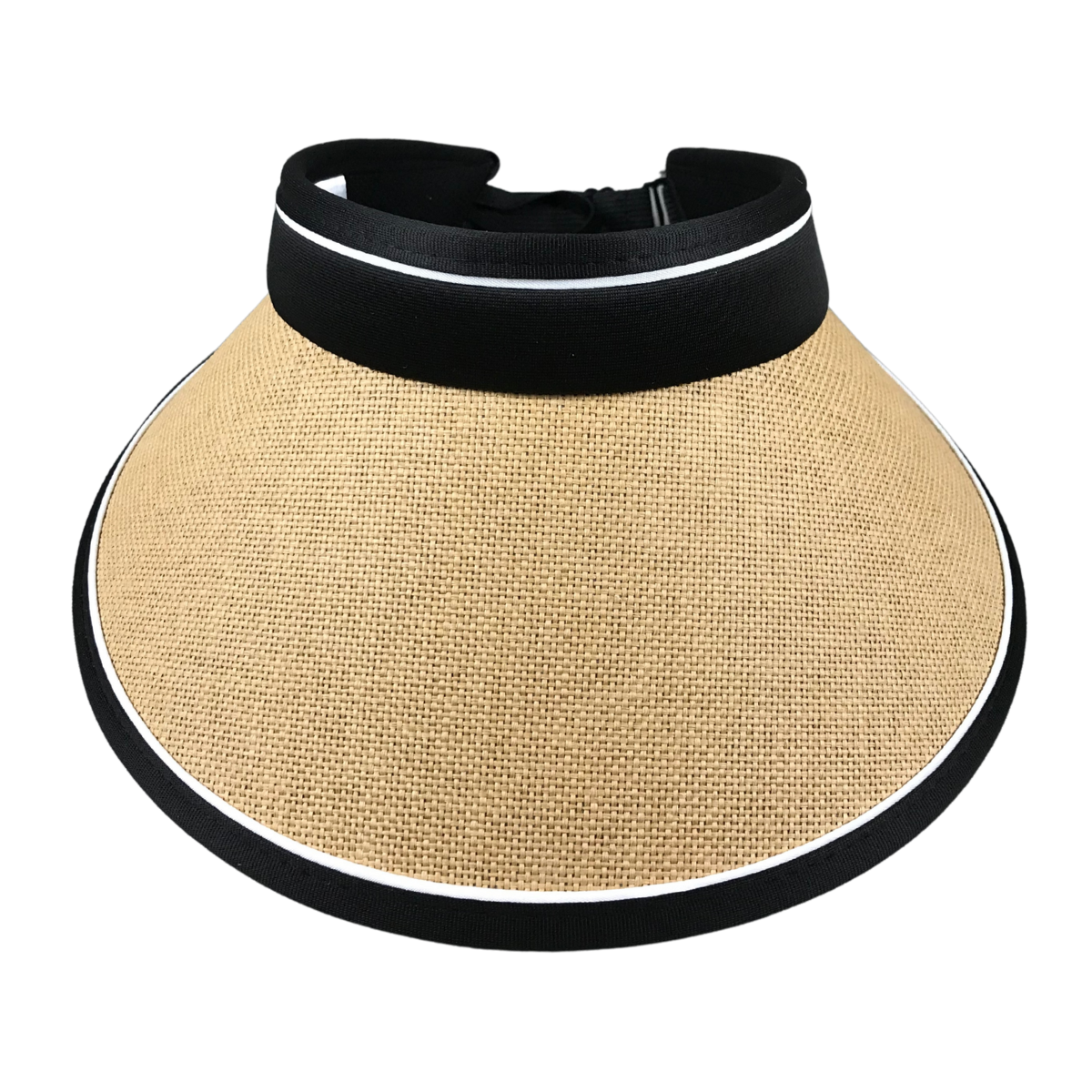 Foto 1 | Gorro Sombrero Visera De Dama Para Sol Tejido Color Café Rayas