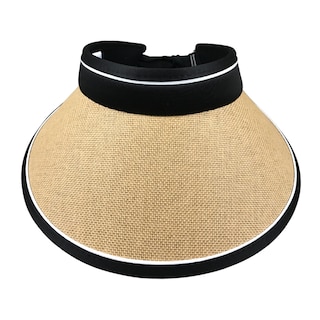 Foto 1 | Gorro Sombrero Visera De Dama Para Sol Tejido Color Café Rayas