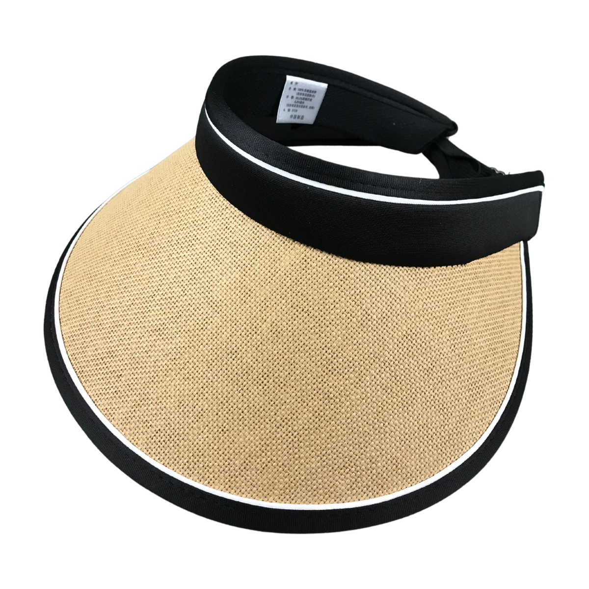 Foto 2 | Gorro Sombrero Visera De Dama Para Sol Tejido Color Café Rayas