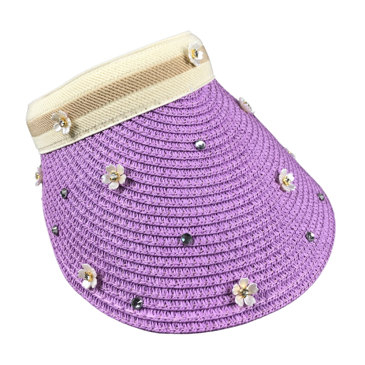 Foto 3 pulgar | Gorro Sombrero Visera De Dama Para Sol Brillante Color Lila