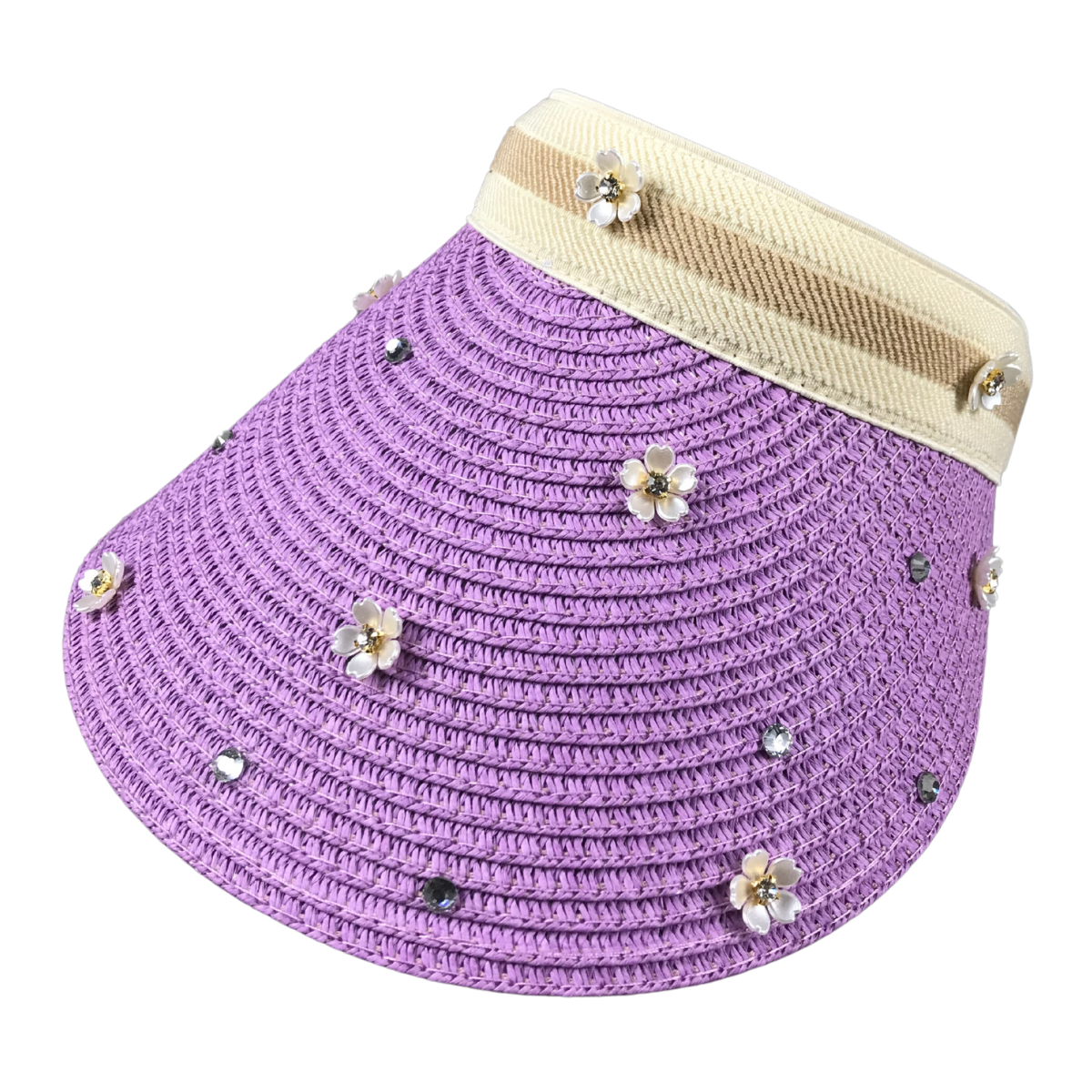Foto 4 pulgar | Gorro Sombrero Visera De Dama Para Sol Brillante Color Lila