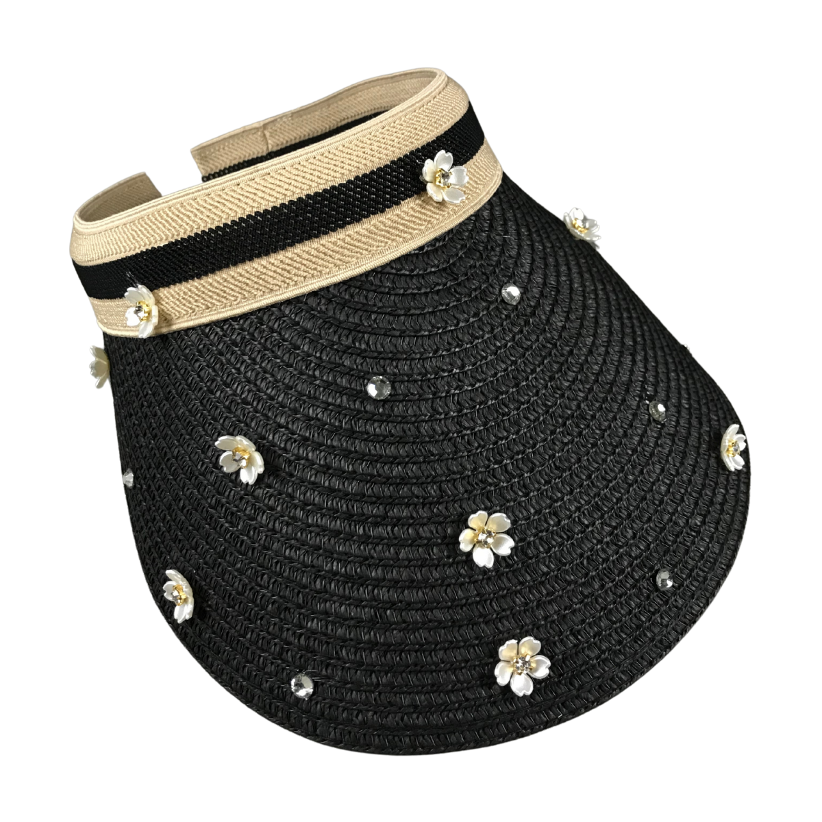 Foto 2 | Gorro Sombrero Visera De Dama Para Sol Brillante Color Negro
